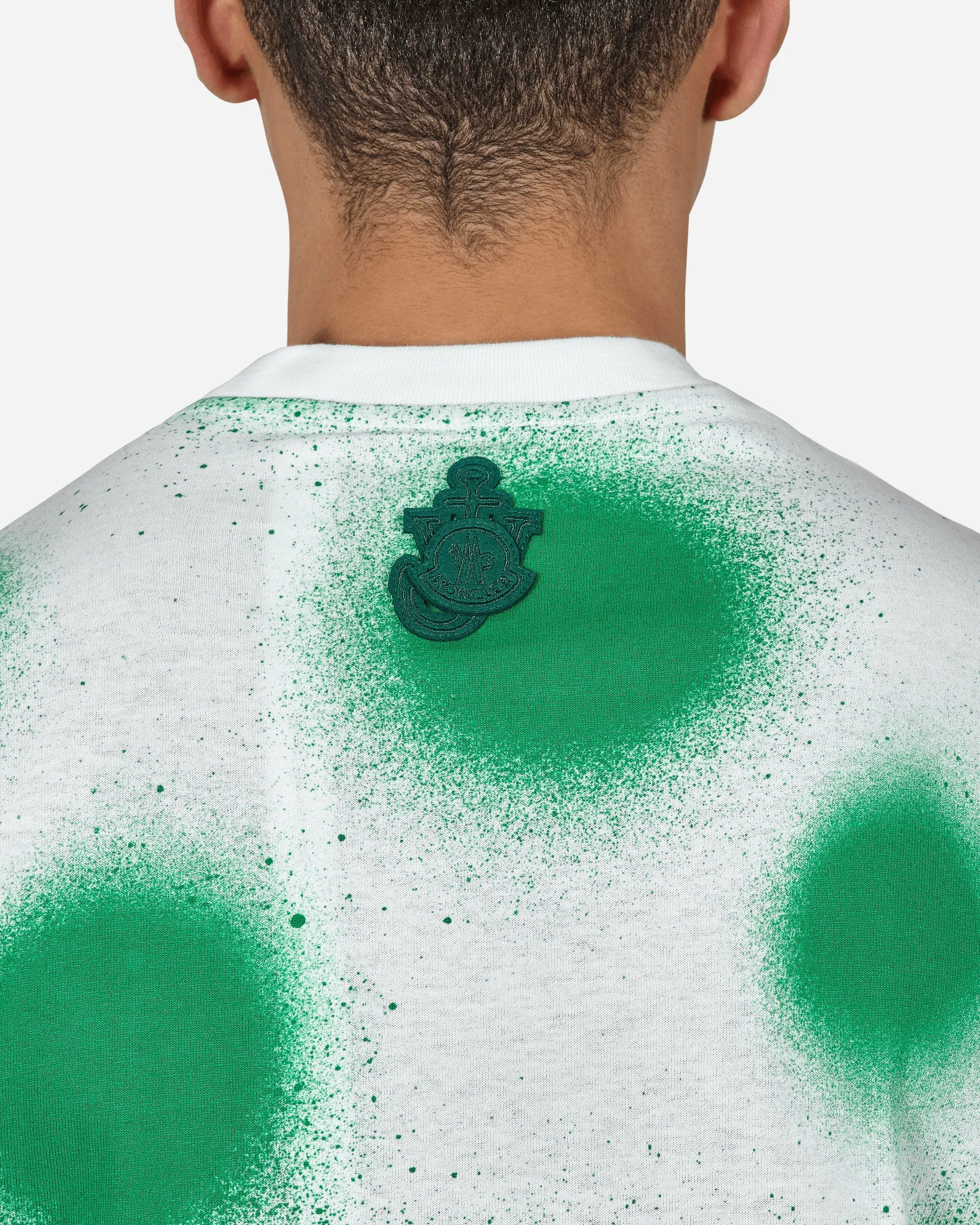 1 Moncler JW Anderson T-Shirt Imprimé Blanc