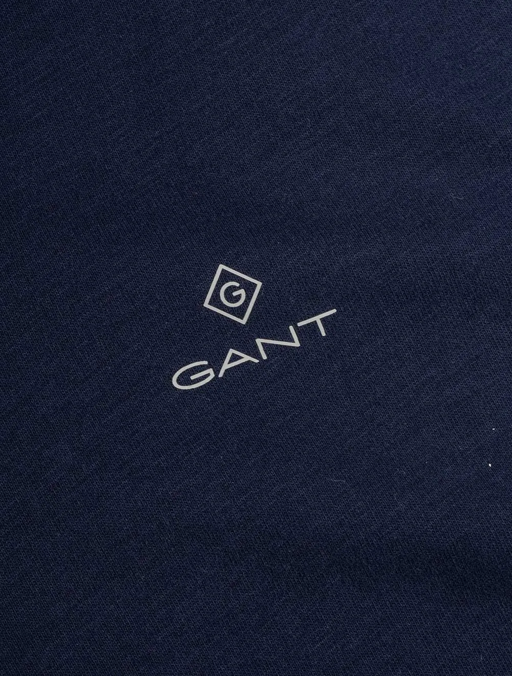 Lot de 2 T-shirts à col rond Bleu marine et Blanc