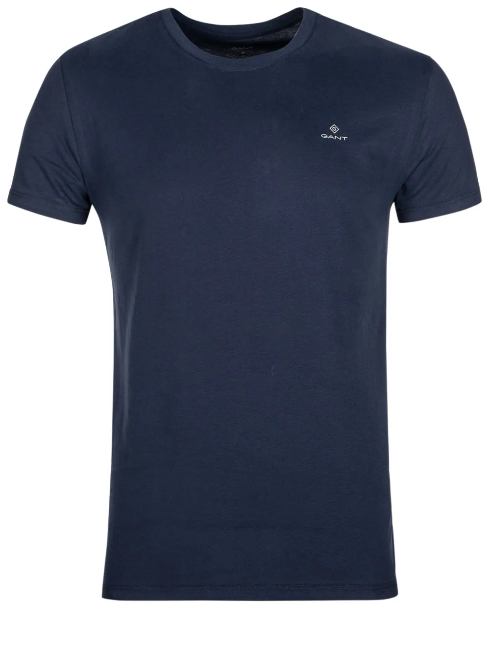 Lot de 2 T-shirts à col rond Bleu marine et Blanc