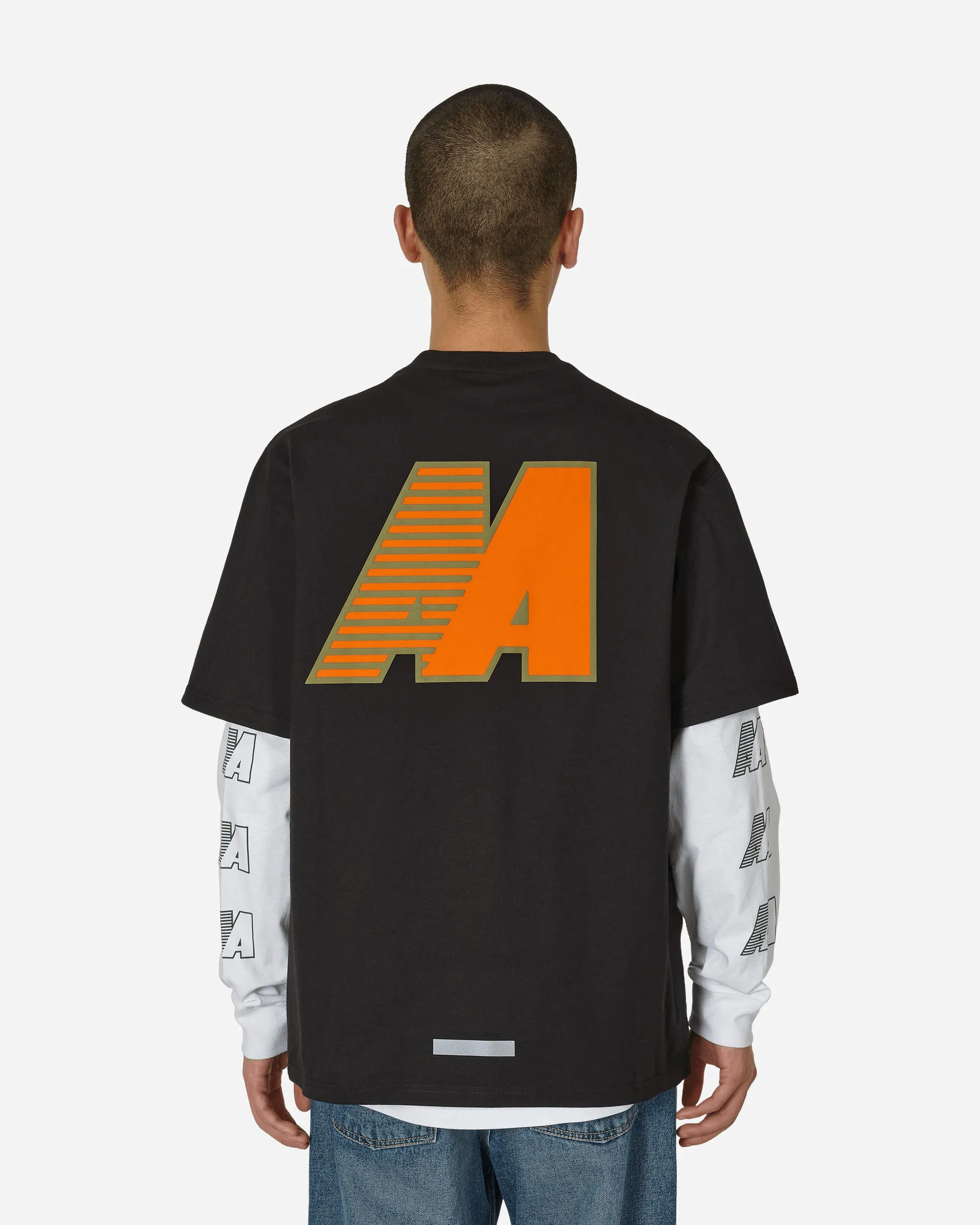 T-shirt avec logo AA Noir / Orange