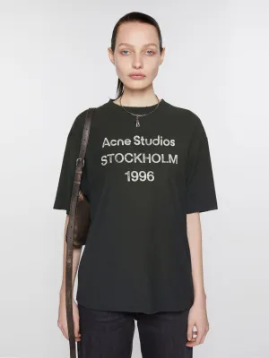 ACNE STUDIOS - T-shirt à logo détendu pour femme Vêtements_acne-studios
