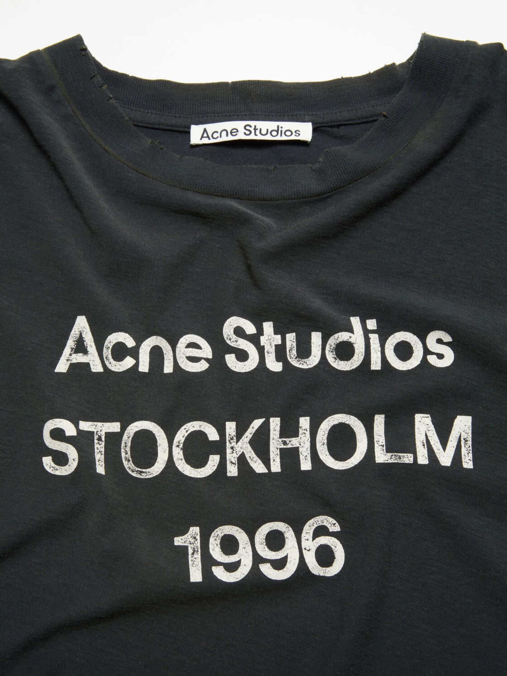 ACNE STUDIOS - T-shirt à logo détendu pour femme Vêtements_acne-studios