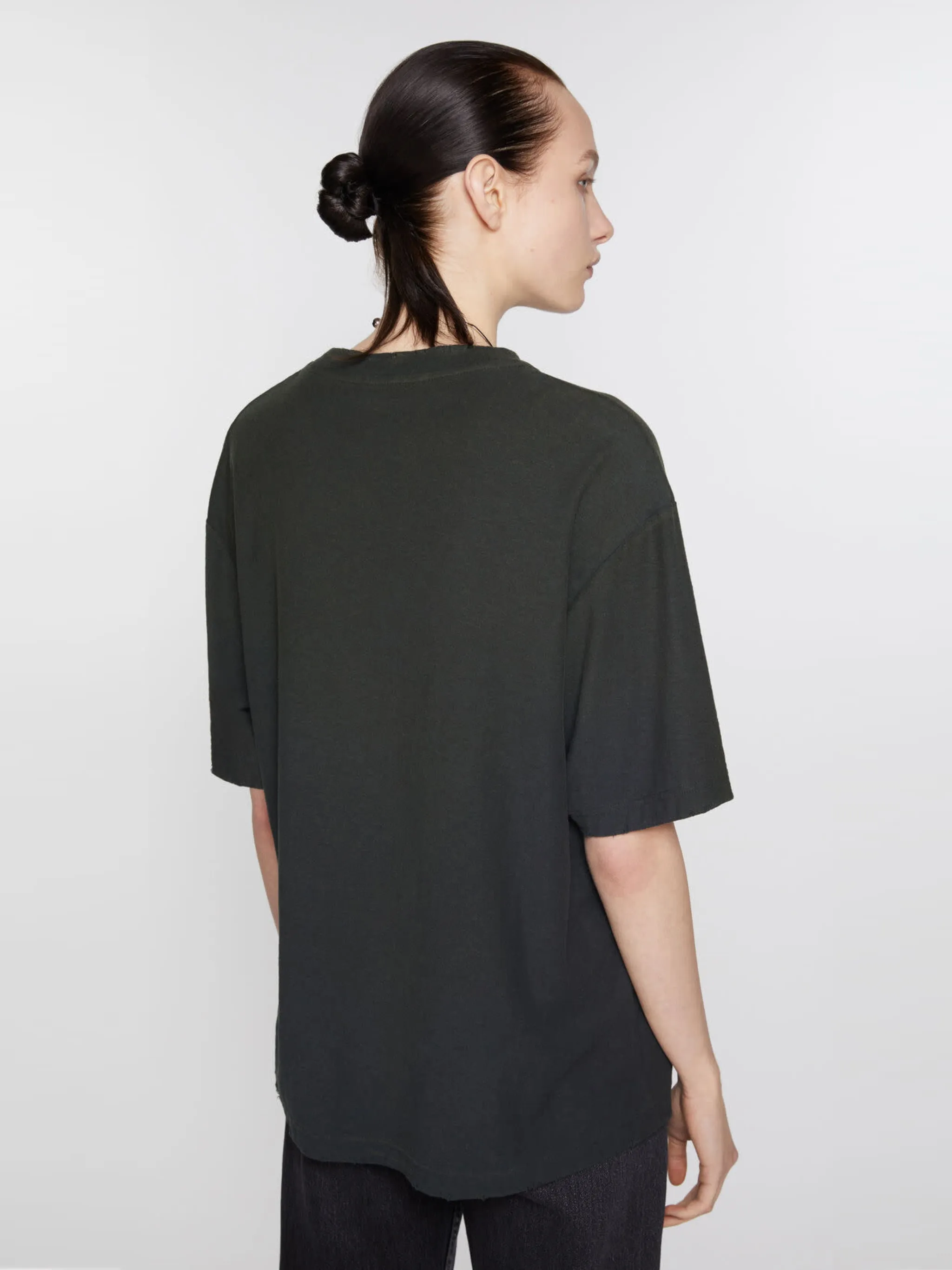 ACNE STUDIOS - T-shirt à logo détendu pour femme Vêtements_acne-studios