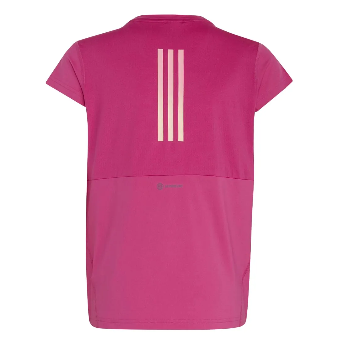 adidas - T-shirt Aeroready à 3 bandes pour filles (Junior) (IC0353)