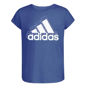 adidas - T-shirt Badge Of Sport pour Filles (Junior) (GC4377 BLU)