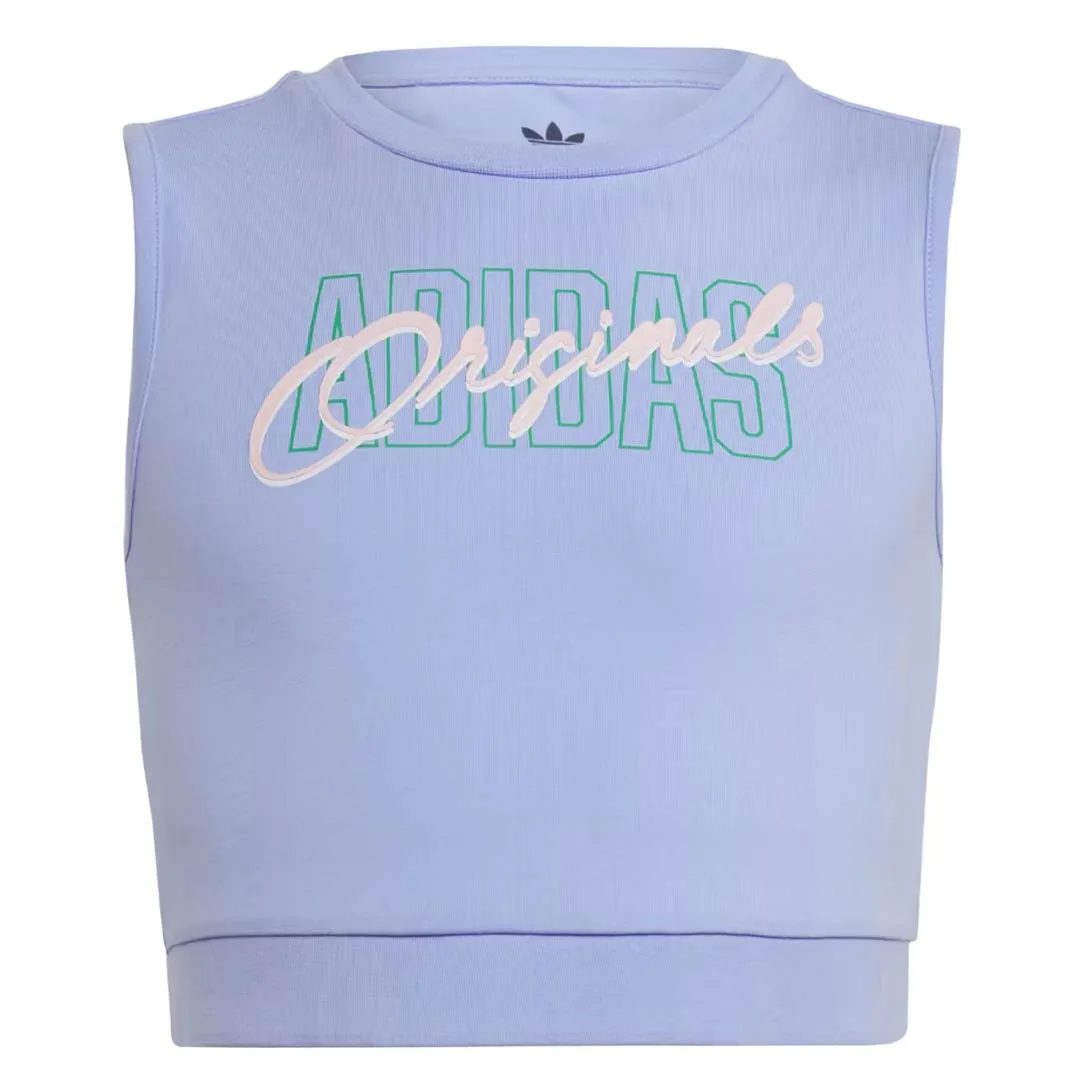 adidas - Débardeur court imprimé graphique pour filles (Junior) (IB8459)