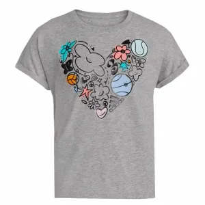 adidas - T-shirt de sport pour filles (Junior) (GC4375 GRIS)