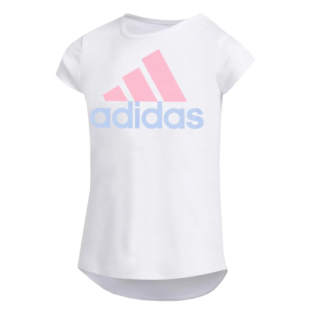 adidas - T-shirt de sport pour filles (Junior) (GC4375 BLANC)