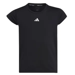 adidas - T-shirt à rayures Train Icons 3 pour filles (Junior) (IC0356)