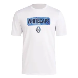adidas - T-shirt à manches courtes avant-match pour enfants (Junior) Vancouver Whitecaps FC (IR8496)