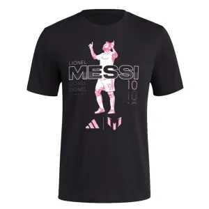 adidas - T-shirt graphique Inter Miami Lionel Messi pour homme (JJ2948)