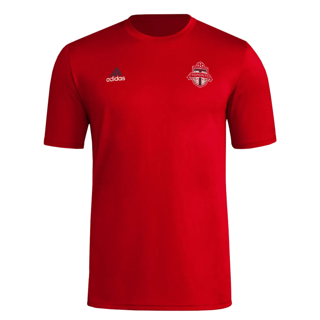 adidas - T-shirt à manches courtes pré-match Toronto FC pour homme (IP0900)