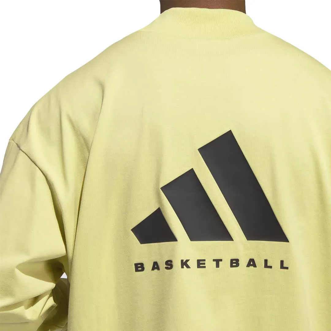 adidas - T-shirt manches longues unisexe pour le basketball (IN9562)