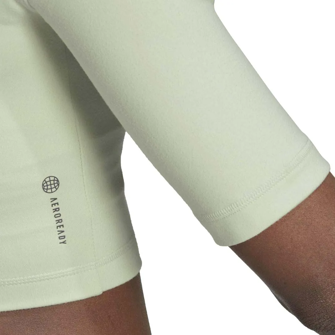 adidas - T-shirt studio à dos ouvert Aeroready pour femme (HM7977)