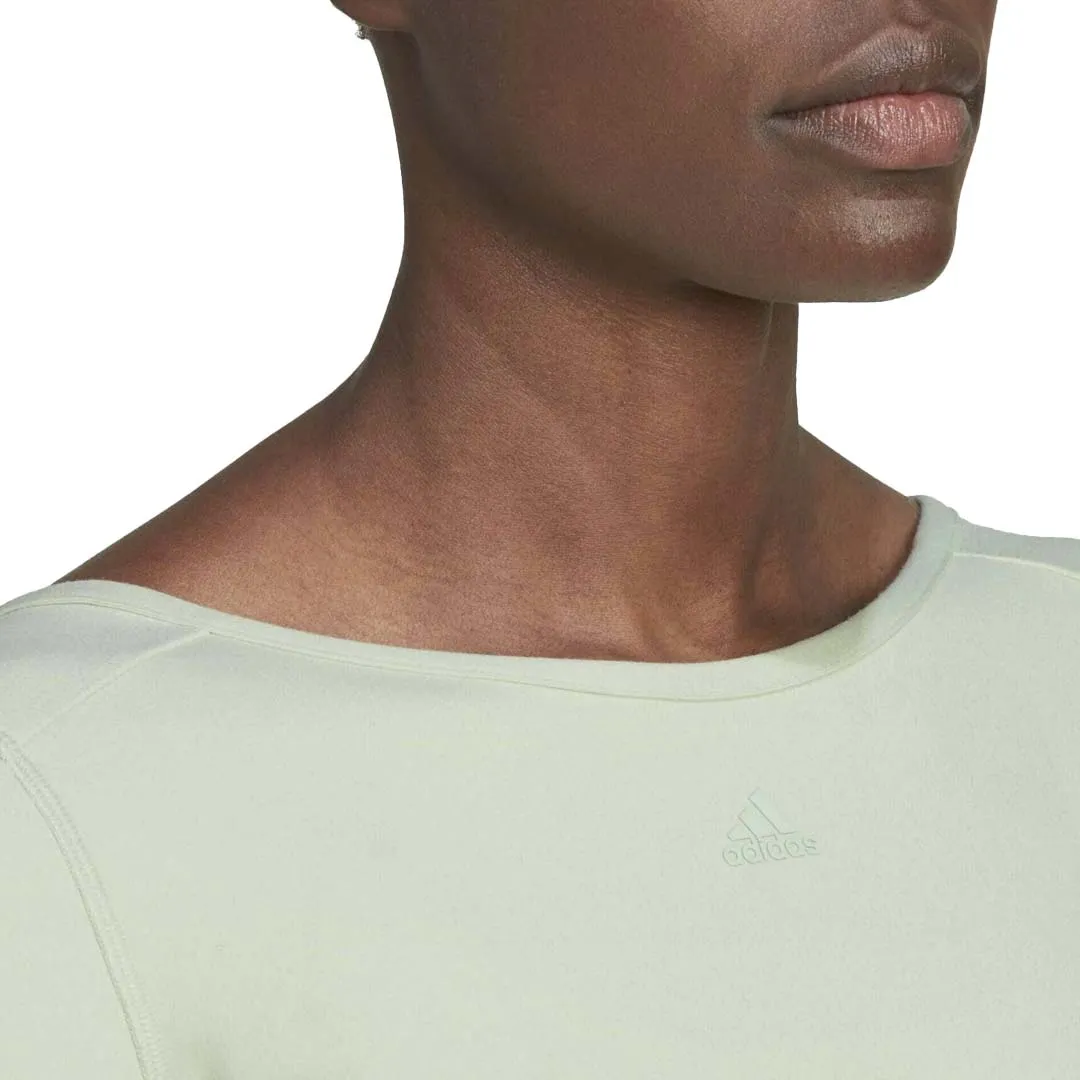 adidas - T-shirt studio à dos ouvert Aeroready pour femme (HM7977)