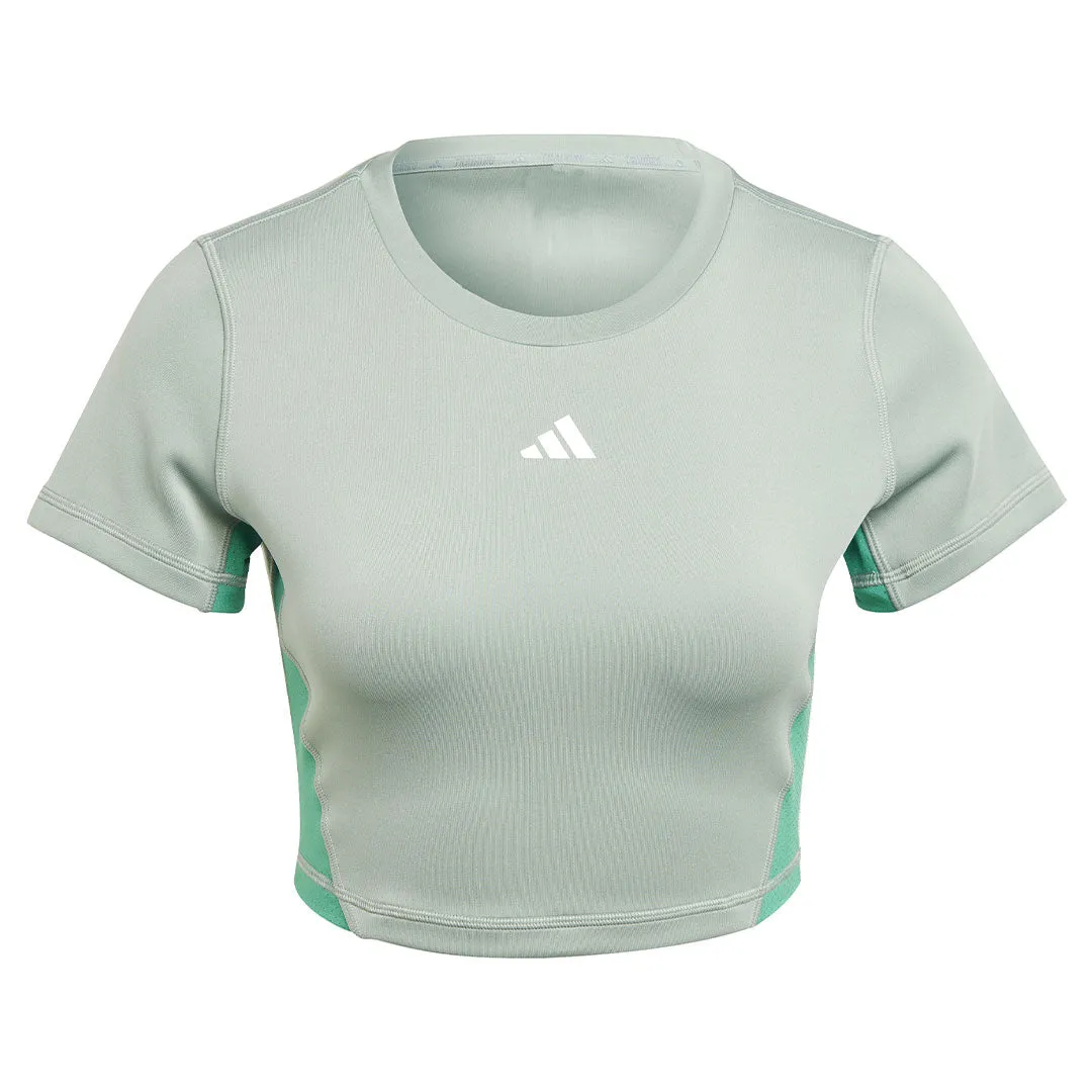 adidas - T-shirt d'entraînement à motifs colorés pour femme (IN5062)