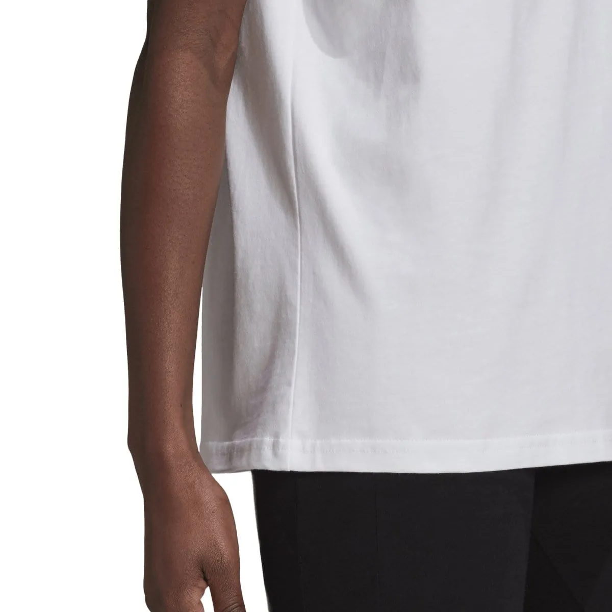 ADIDAS T-SHIRT ESSENTIEL FEMME 3 BANDES BLANC