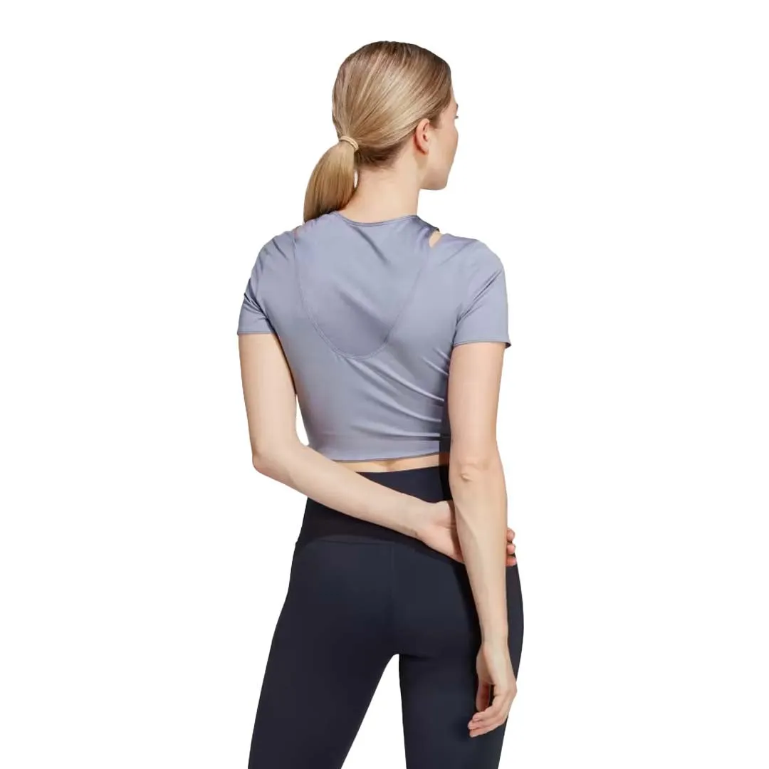 adidas - T-shirt d'entraînement court pour femme HIIT (IB8599)