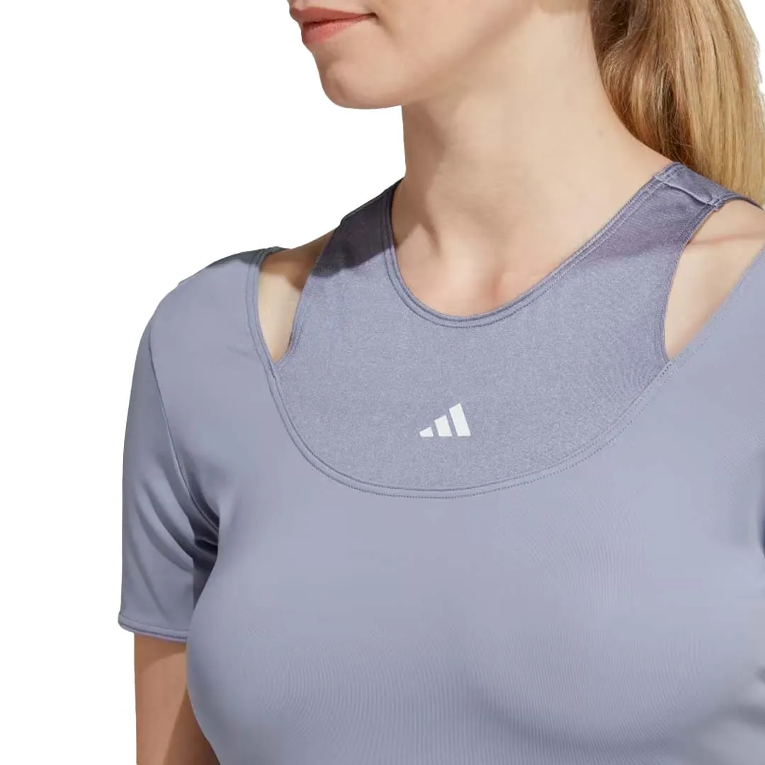 adidas - T-shirt d'entraînement court pour femme HIIT (IB8599)