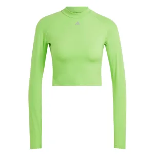 adidas - T-shirt crop à manches longues pour femmes HIIT Heat.Rdy (IM2656)