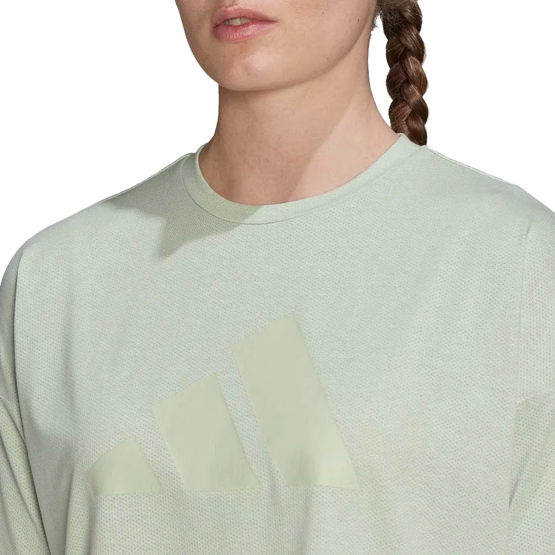 adidas - T-shirt Femme Train Icons avec Logo 3 Barres (HK6963)