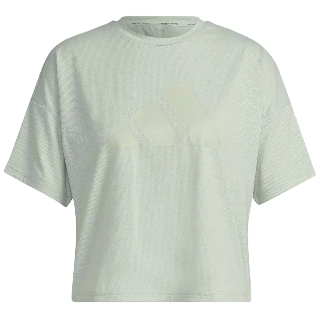adidas - T-shirt Femme Train Icons avec Logo 3 Barres (HK6963)