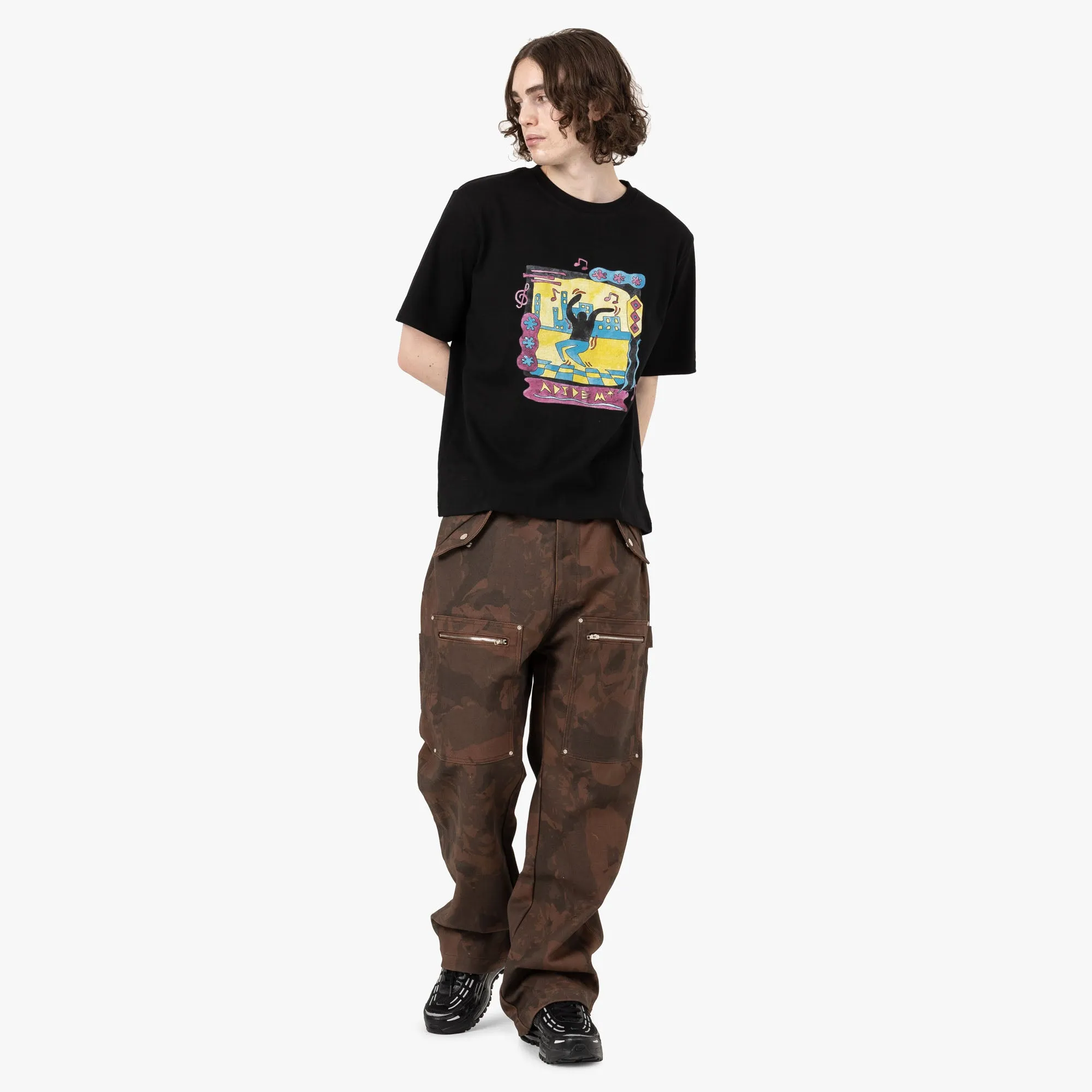 T-shirt Adidem Asterisks Dancing / Noir