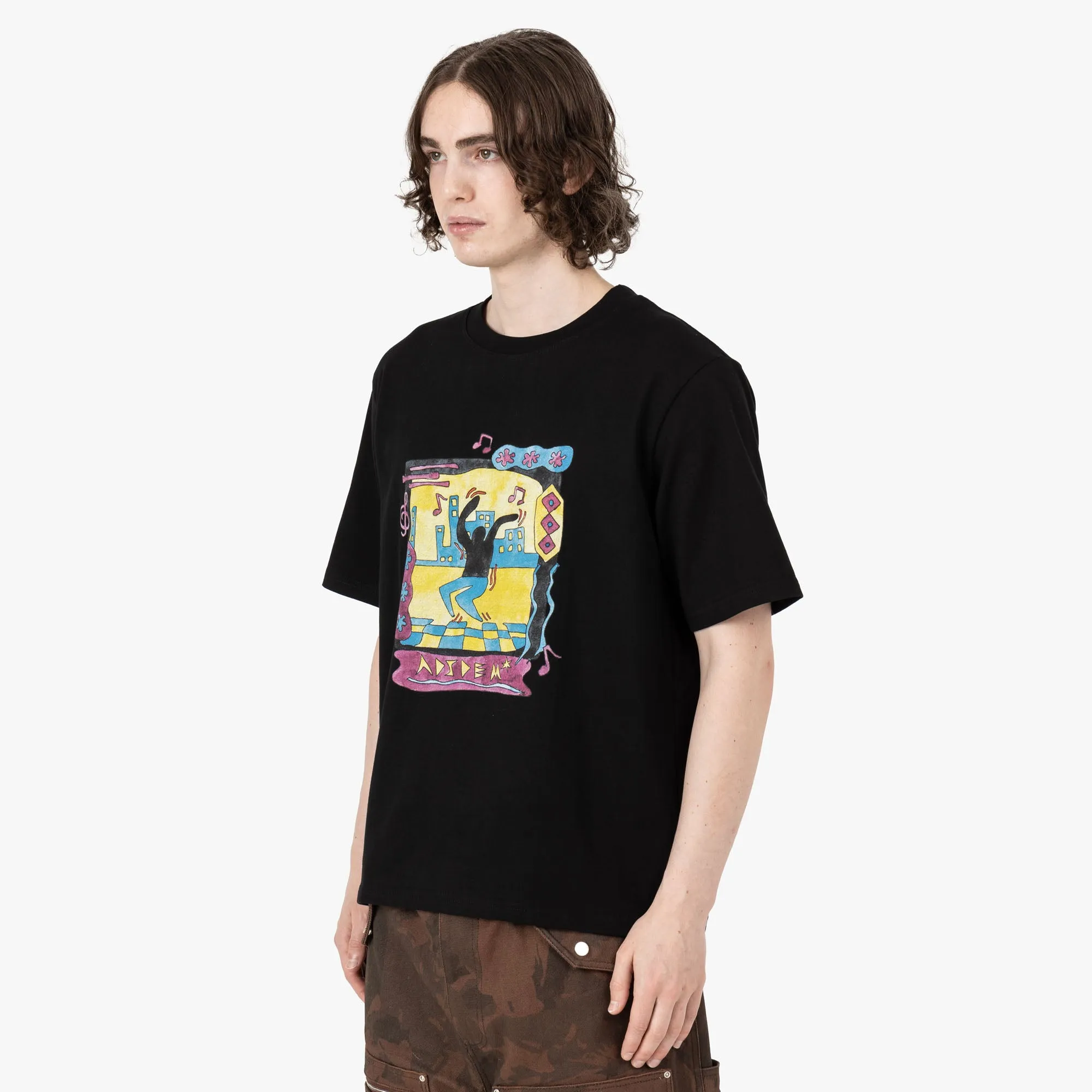 T-shirt Adidem Asterisks Dancing / Noir