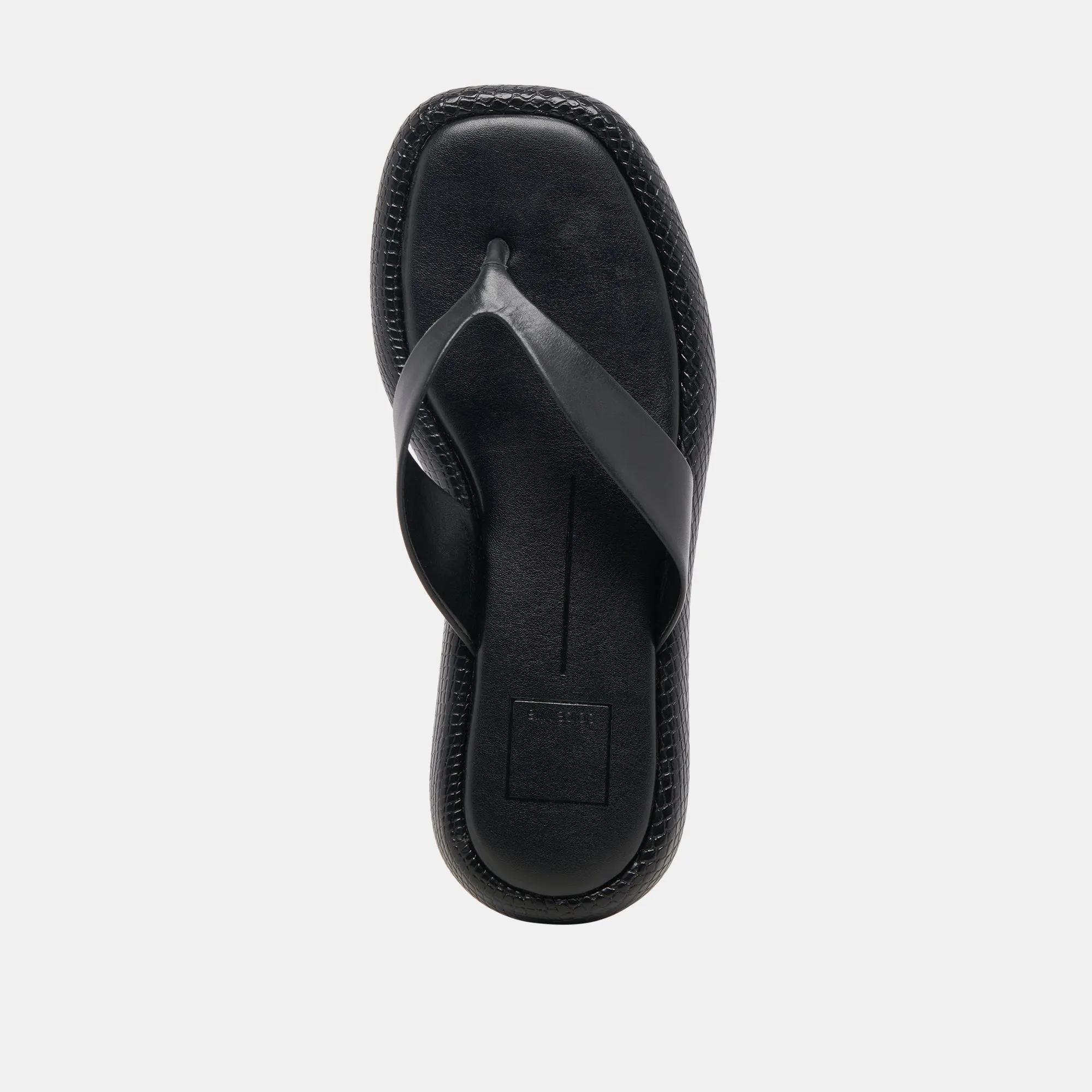 SANDALES ADIN EN CUIR NOIR