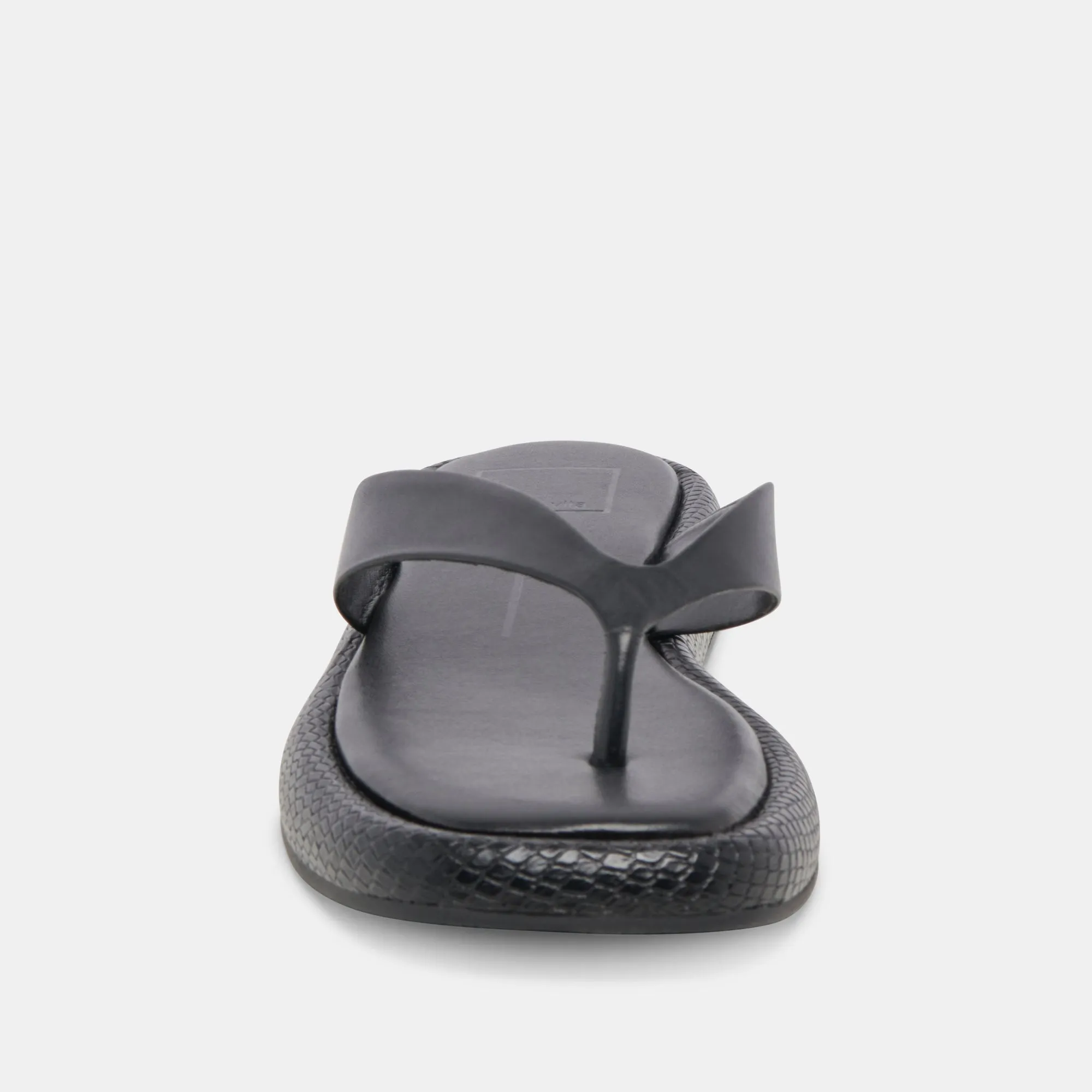 SANDALES ADIN EN CUIR NOIR