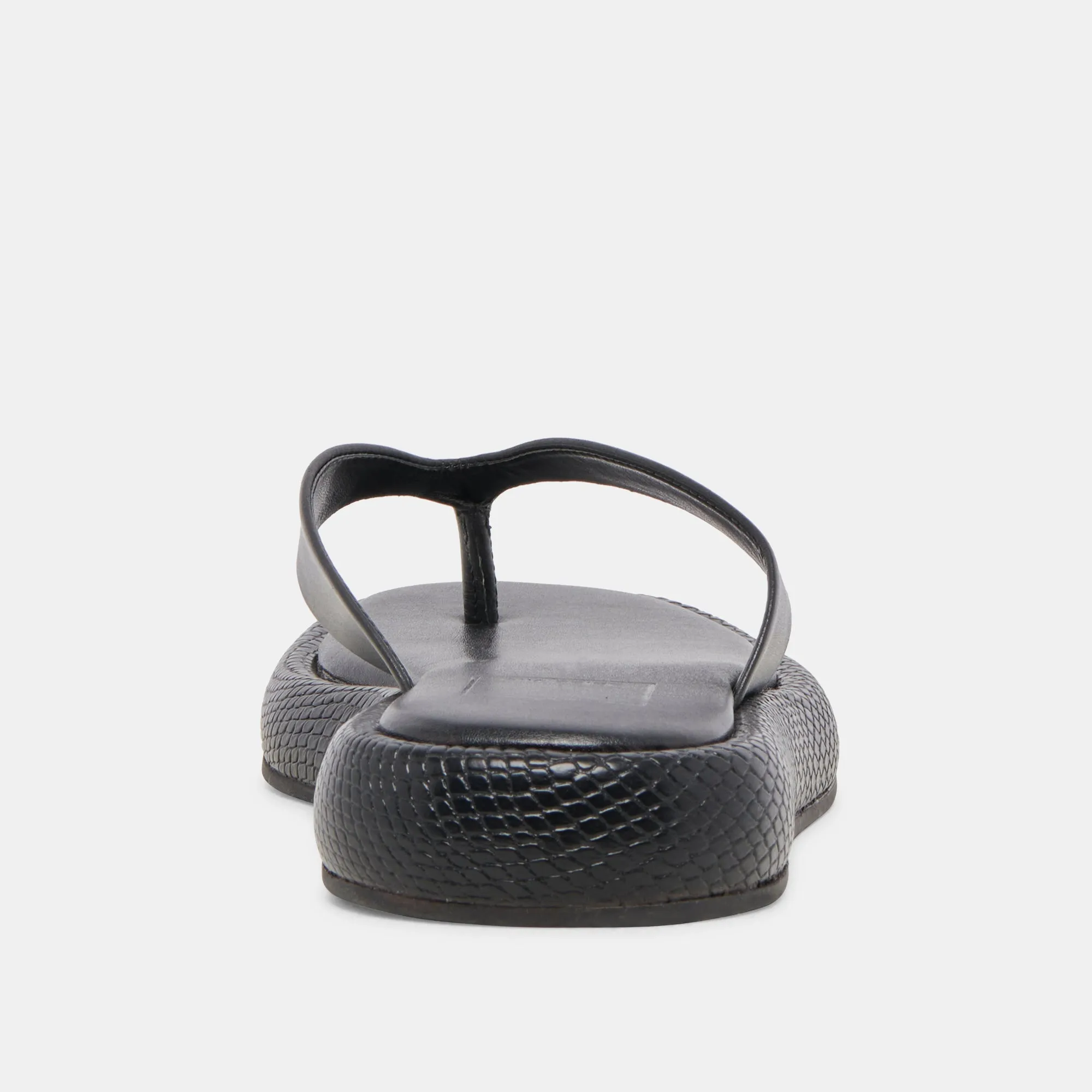 SANDALES ADIN EN CUIR NOIR