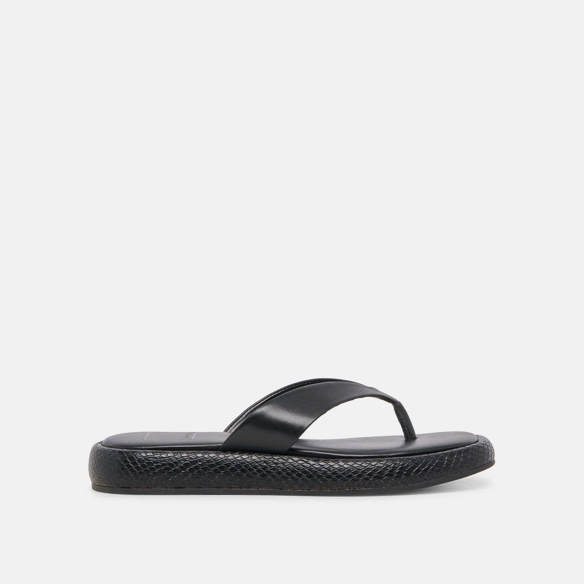 SANDALES ADIN EN CUIR NOIR