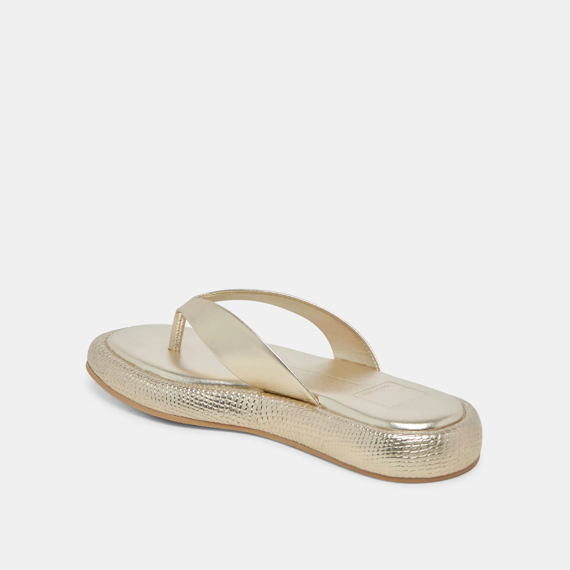 SANDALES ADIN PLATINE EN CUIR VINTAGE