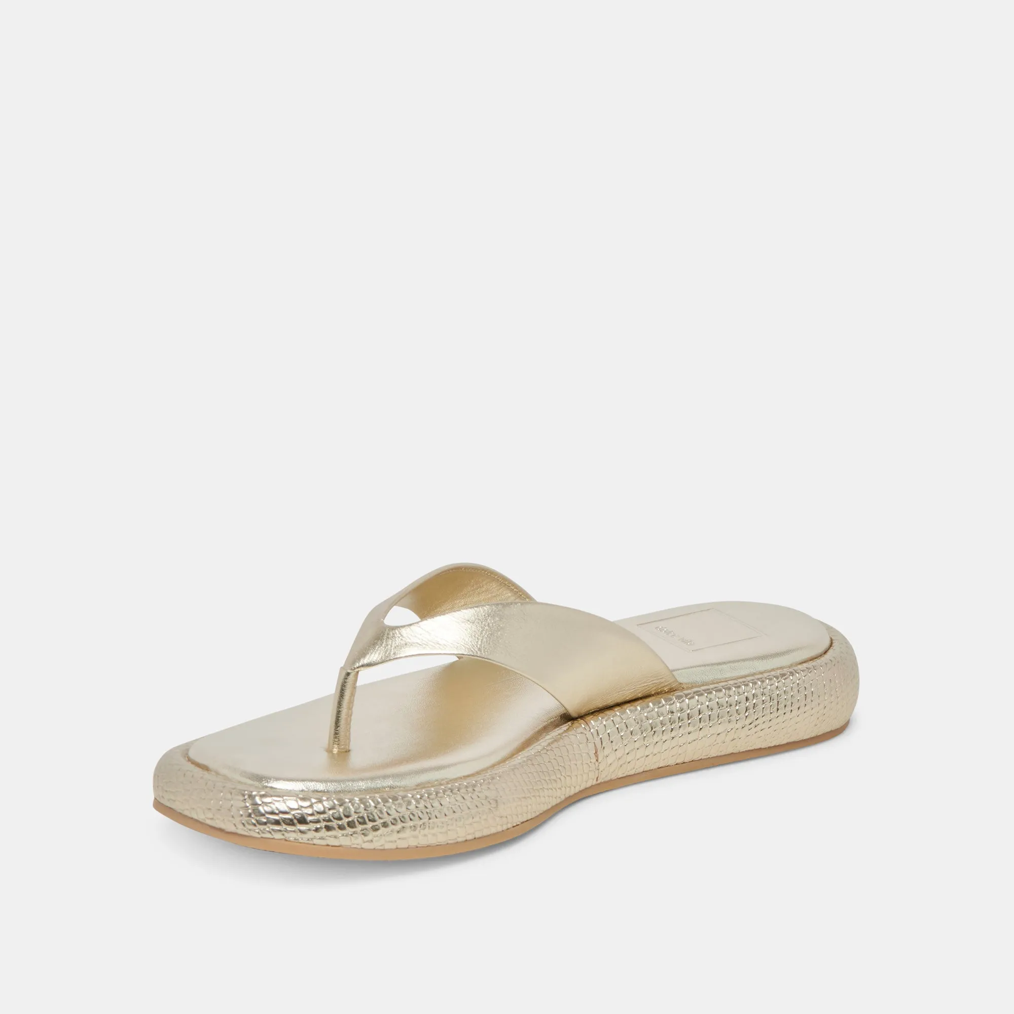 SANDALES ADIN PLATINE EN CUIR VINTAGE
