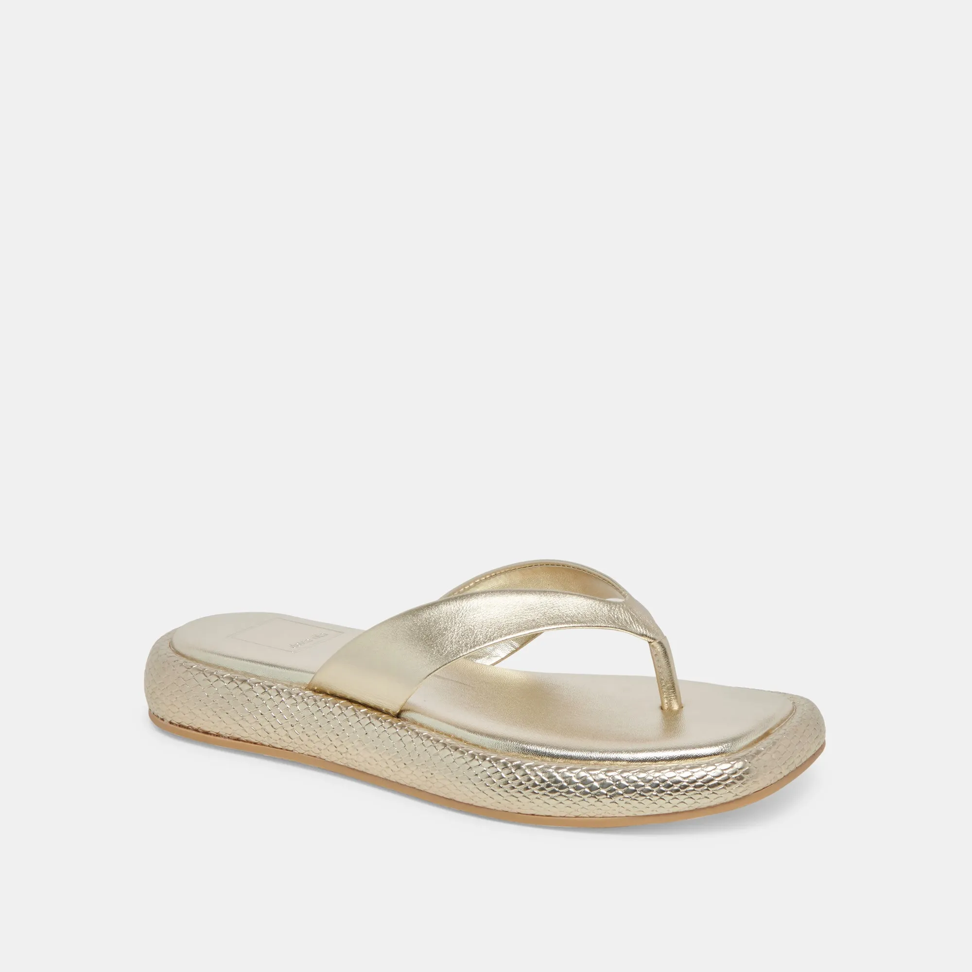 SANDALES ADIN PLATINE EN CUIR VINTAGE