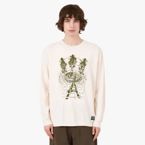 Afield Out T-Shirt Manches Longues en Pierre Couleur Os