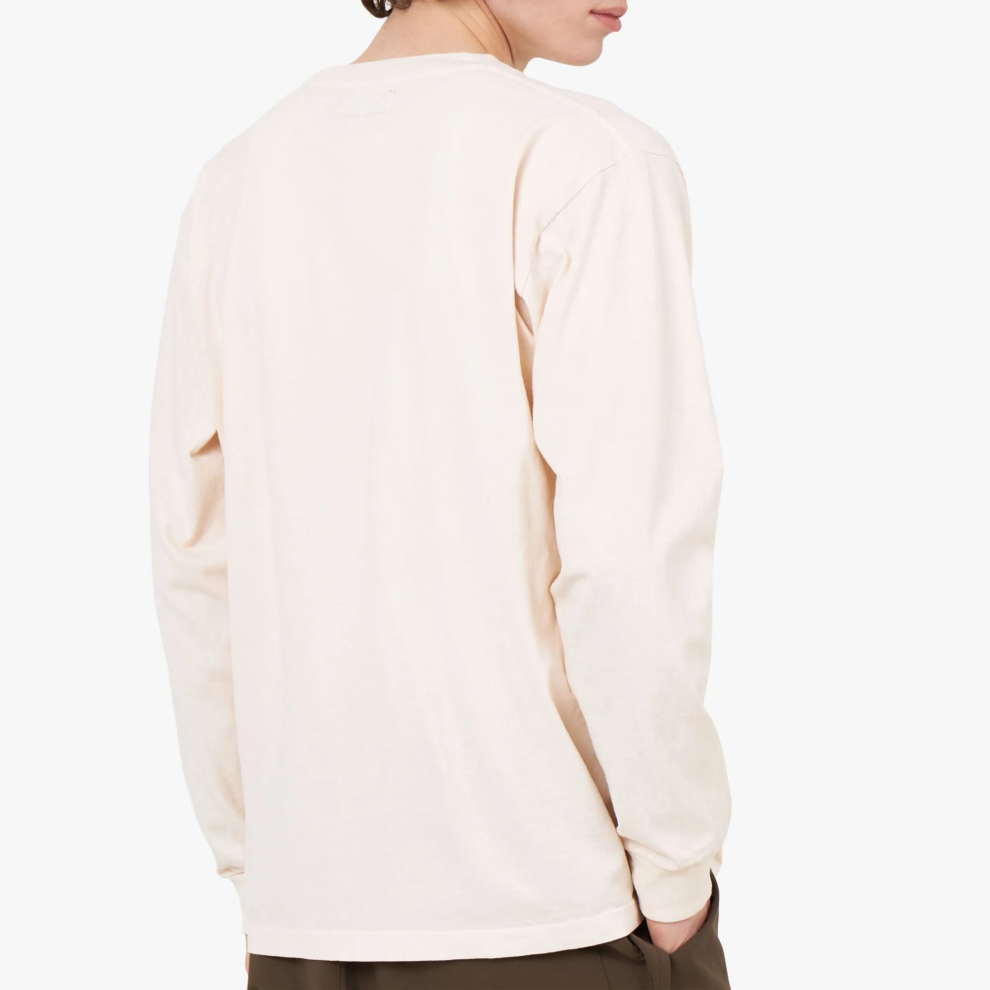 Afield Out T-Shirt Manches Longues en Pierre Couleur Os