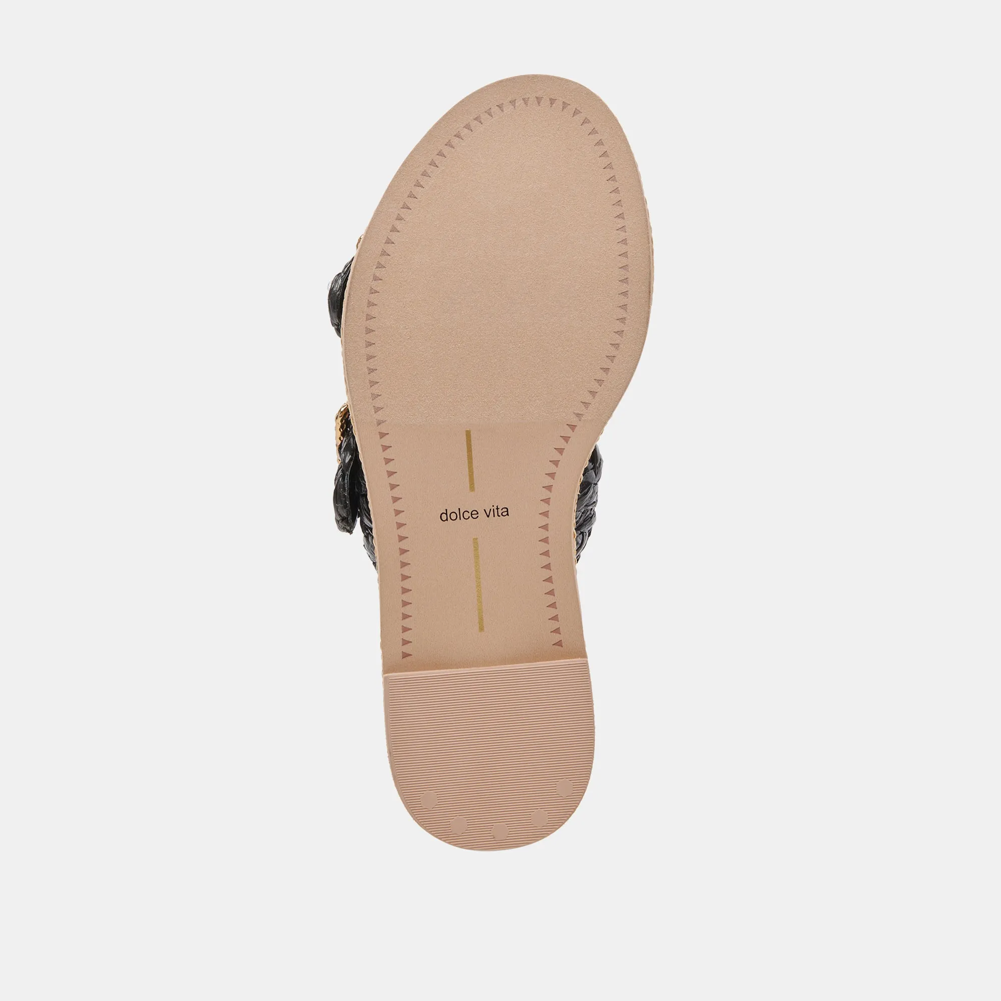 ALAINA SANDALES ONYX RAFFIA