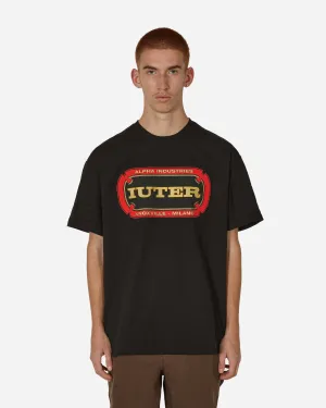 T-shirt Mat Alpha Industries Noir