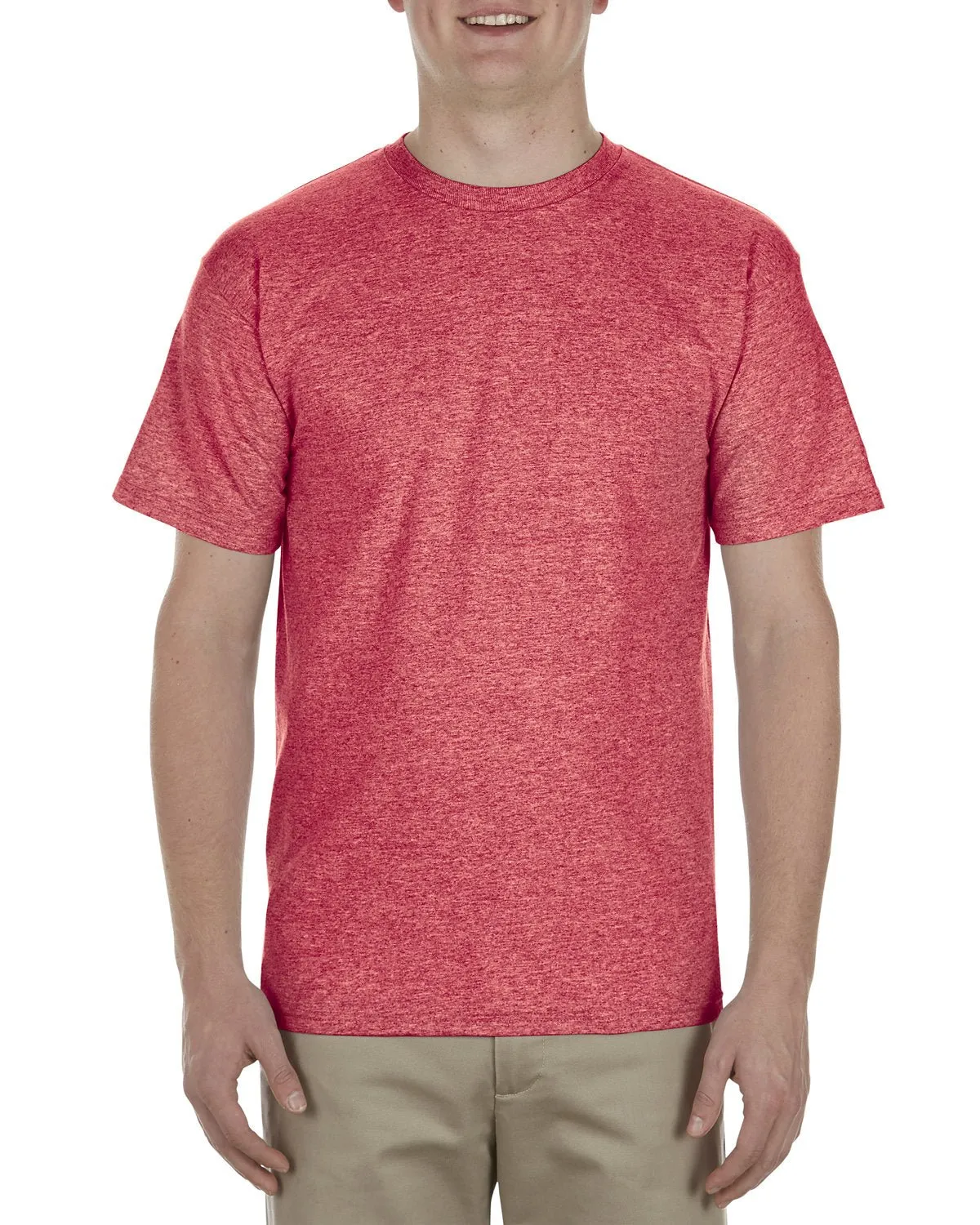 Alstyle AL1701 T-shirt pour adulte en coton peigné 100% doux, 5.5 oz