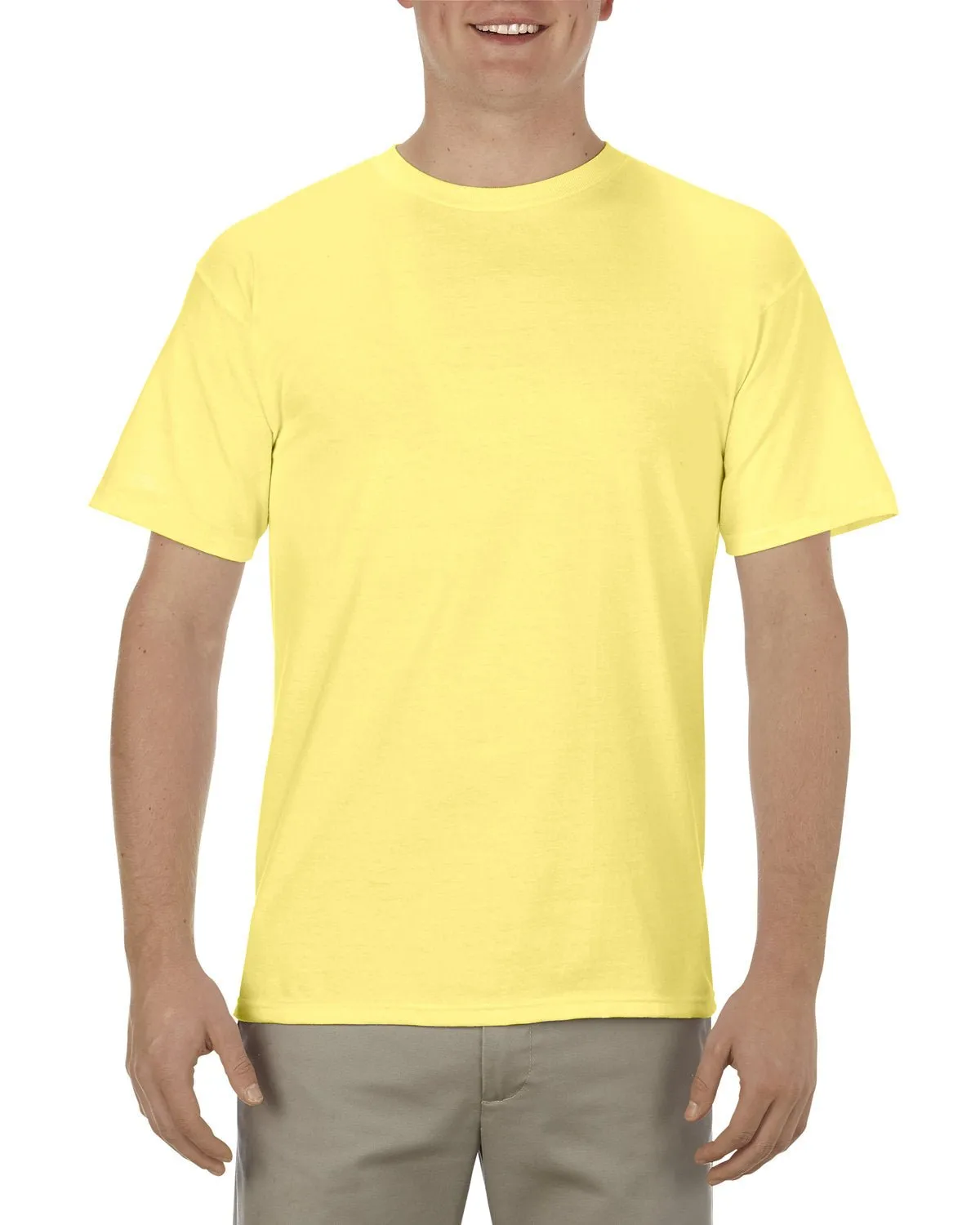 Alstyle AL1701 T-shirt pour adulte en coton peigné 100% doux, 5.5 oz