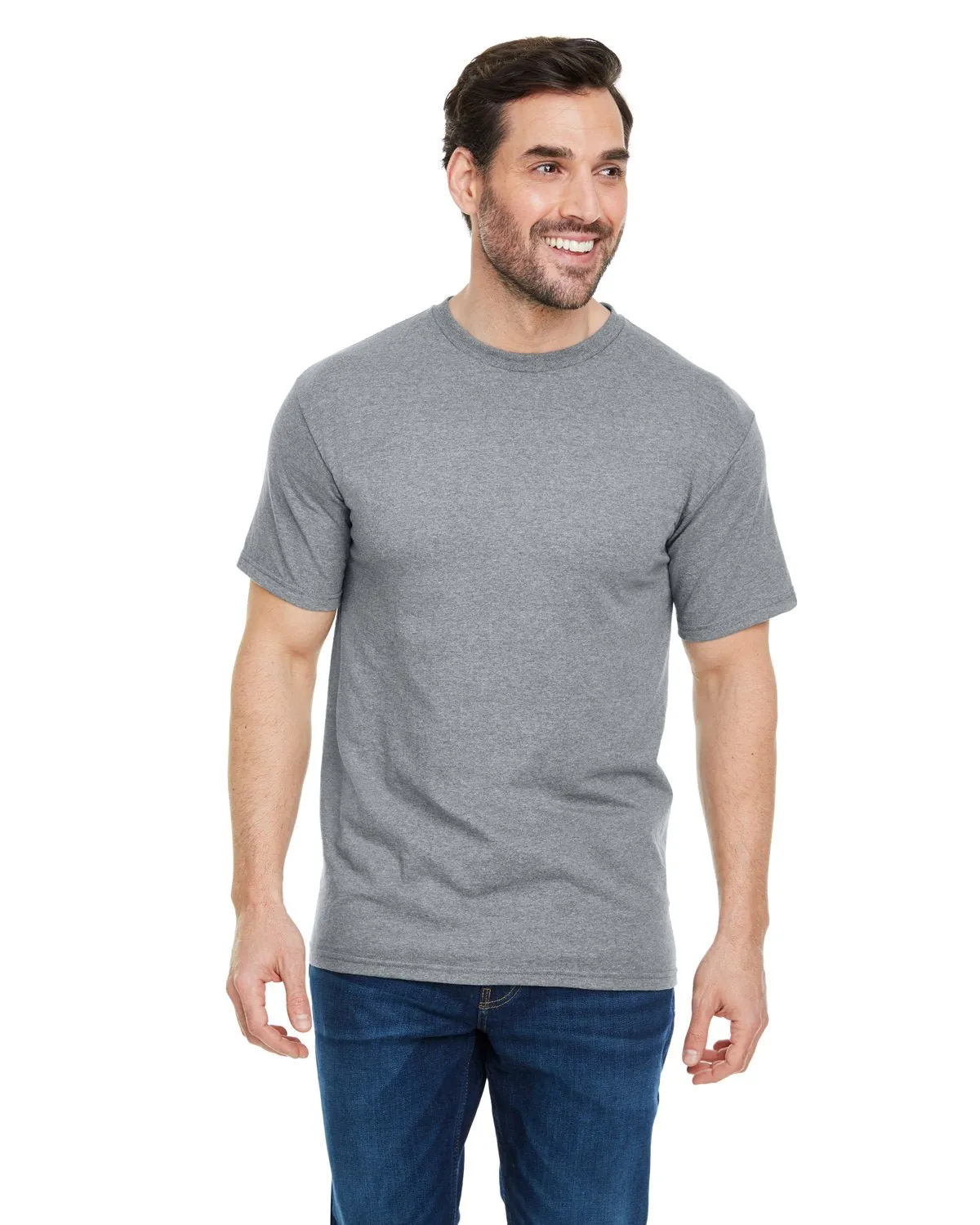 Alstyle AL1701 T-shirt pour adulte en coton peigné 100% doux, 5.5 oz