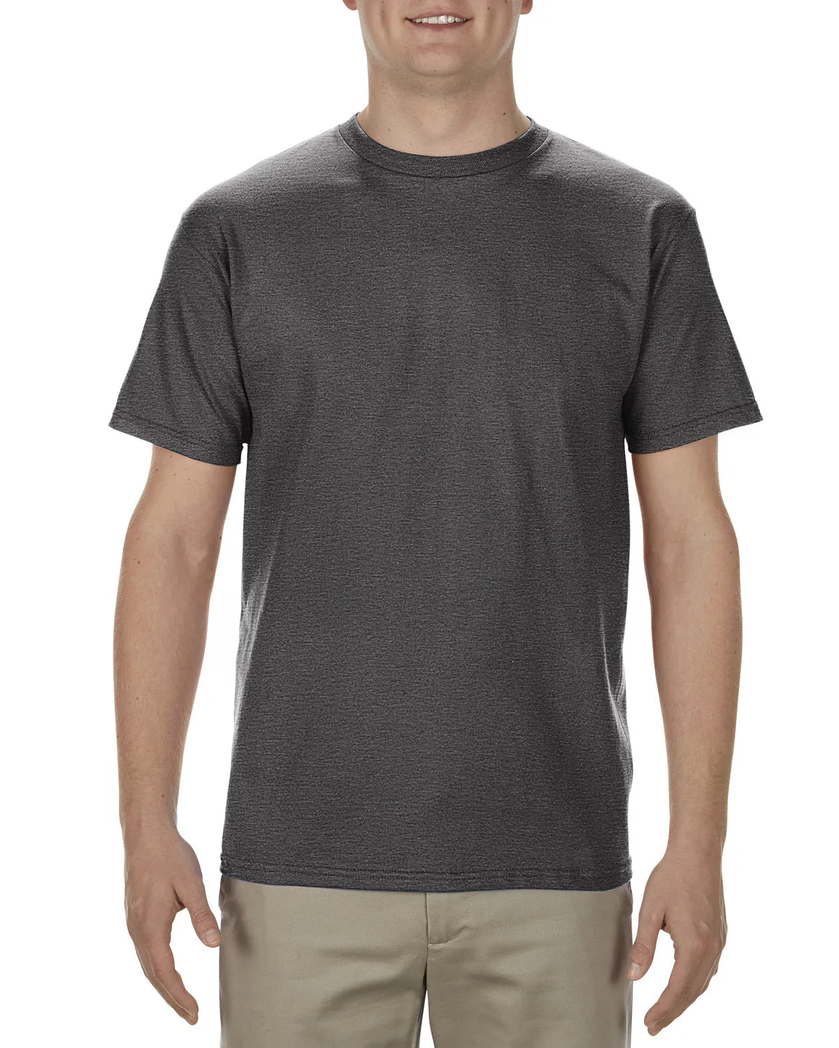 Alstyle AL1701 T-shirt pour adulte en coton peigné 100% doux, 5.5 oz