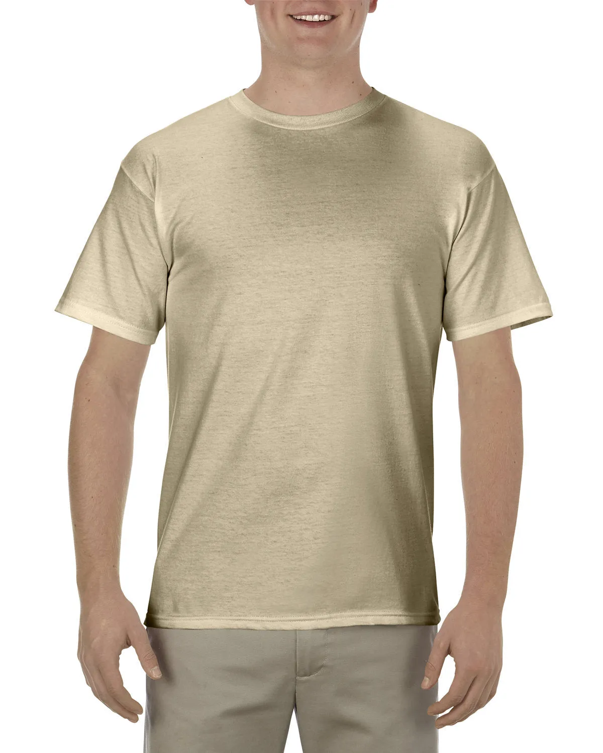 Alstyle AL1701 T-shirt pour adulte en coton peigné 100% doux, 5.5 oz