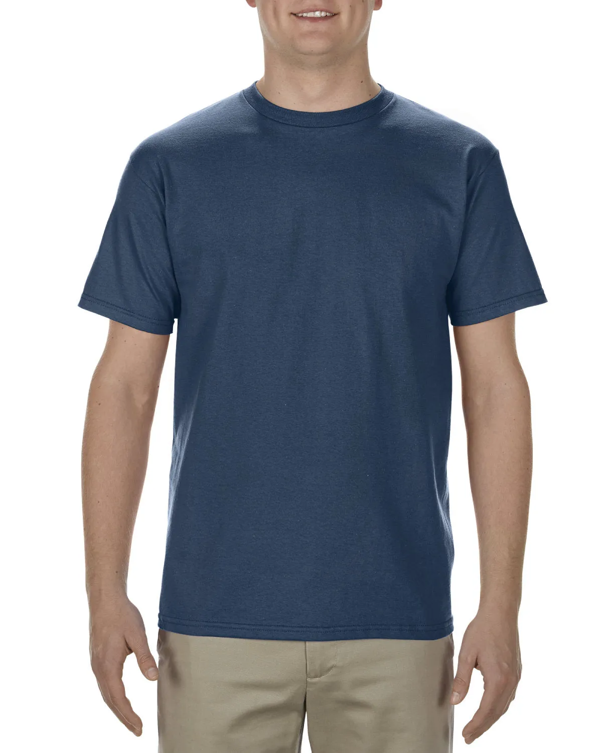 Alstyle AL1701 T-shirt pour adulte en coton peigné 100% doux, 5.5 oz