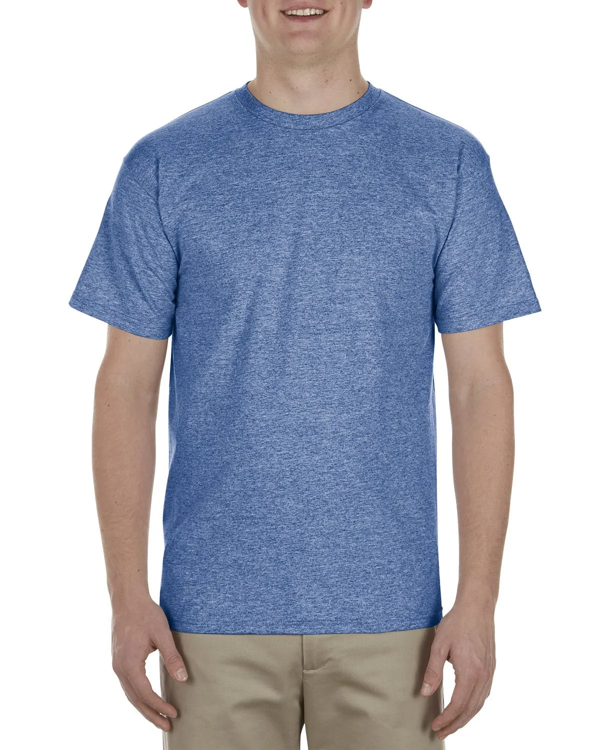 Alstyle AL1701 T-shirt pour adulte en coton peigné 100% doux, 5.5 oz
