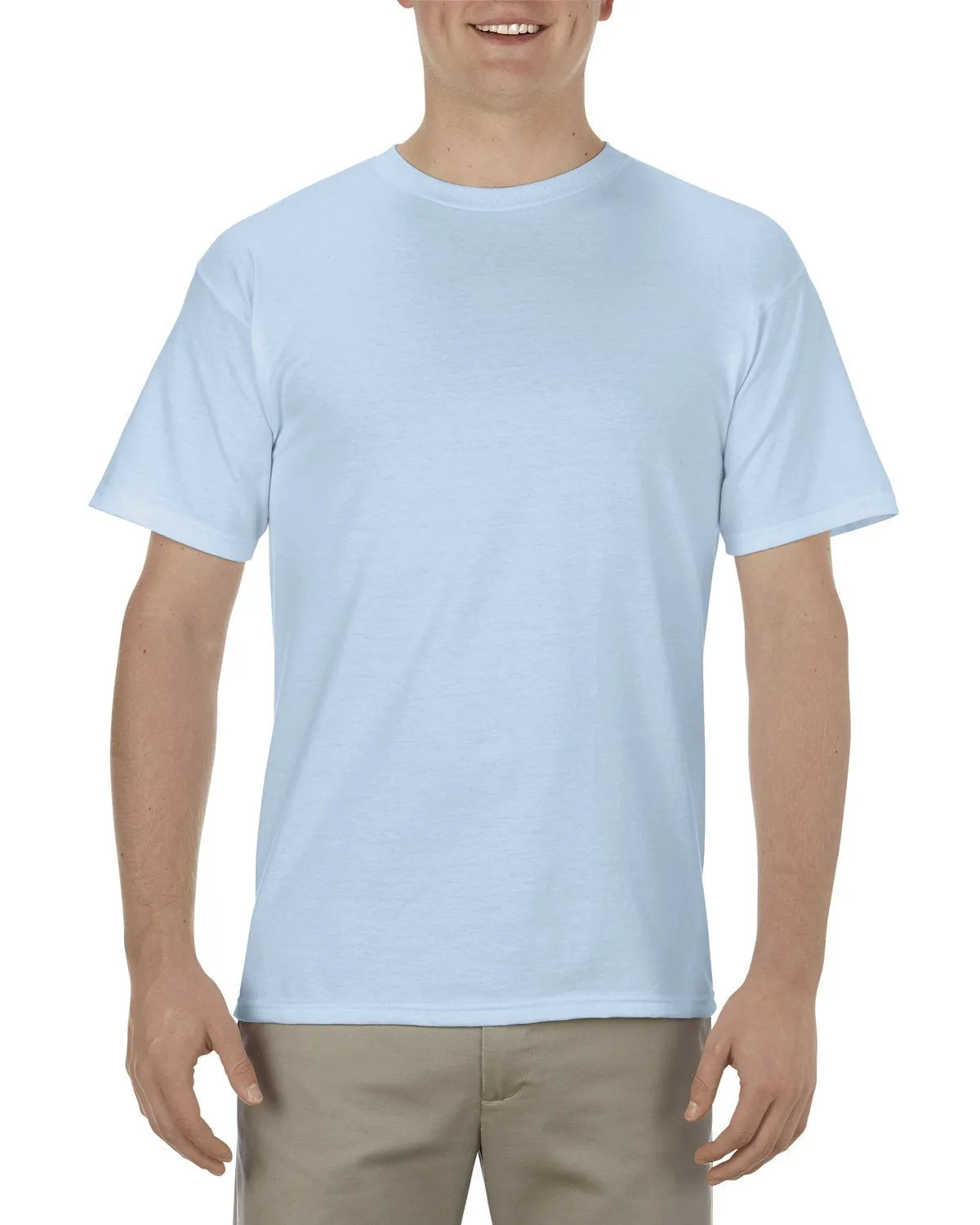 Alstyle AL1701 T-shirt pour adulte en coton peigné 100% doux, 5.5 oz