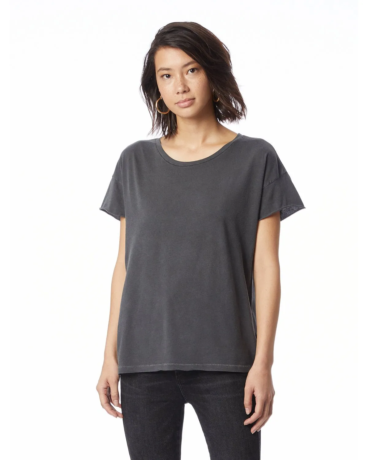 Alternative 04134C1 T-shirt pour femme teint en pièce à effet rock