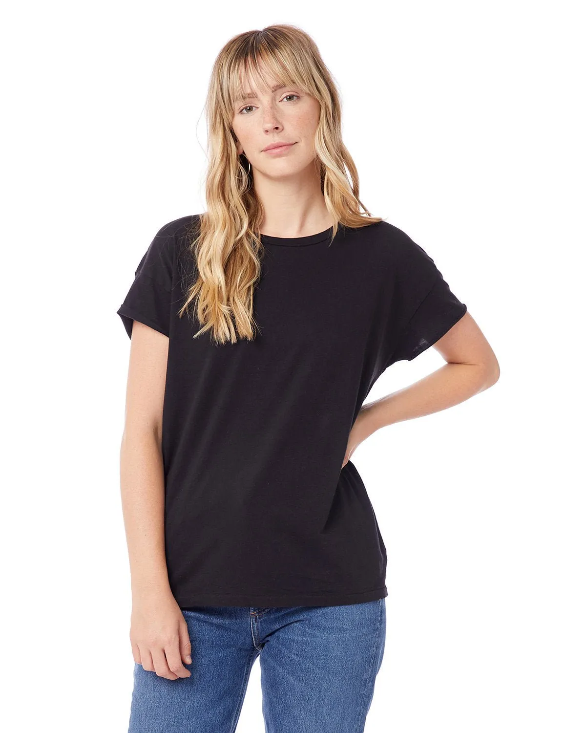 Alternative 04134C1 T-shirt pour femme teint en pièce à effet rock