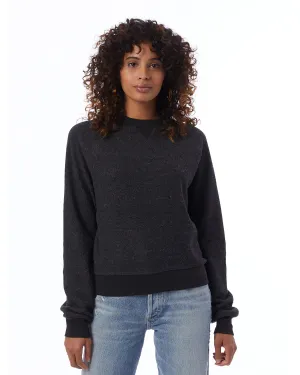 Alternative 43130RT Sweat-shirt Éco-Teddy Baby Champ pour Femmes